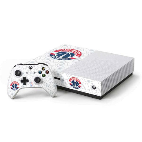 NBA Washington Wizards Blast Xbox One S Console and Controller Bundle Skin