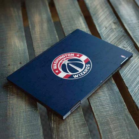 NBA Washington Wizards Blue Distressed HP Envy Skin
