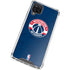 NBA Washington Wizards Blue Distressed Galaxy A12 Clear Case