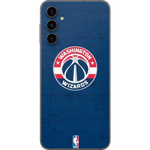 NBA Washington Wizards Blue Distressed Galaxy A14 5G Skin