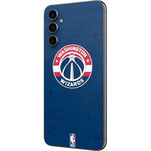 NBA Washington Wizards Blue Distressed Galaxy A14 5G Skin