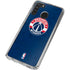NBA Washington Wizards Blue Distressed Galaxy A21 Clear Case