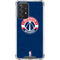 NBA Washington Wizards Blue Distressed Galaxy A52 5G Clear Case