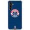 NBA Washington Wizards Blue Distressed Galaxy A54 5G Clear Case