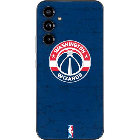 NBA Washington Wizards Blue Distressed Galaxy A54 5G Skin