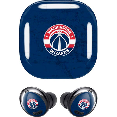 NBA Washington Wizards Blue Distressed Galaxy Buds Pro Skin