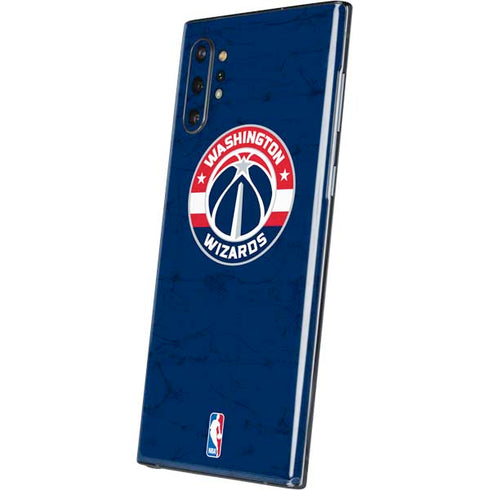 NBA Washington Wizards Blue Distressed Galaxy Note 10 Plus Skin