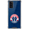 NBA Washington Wizards Blue Distressed Galaxy Note20 5G Clear Case