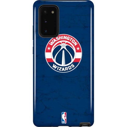 NBA Washington Wizards Blue Distressed Galaxy Note20 5G Pro Case