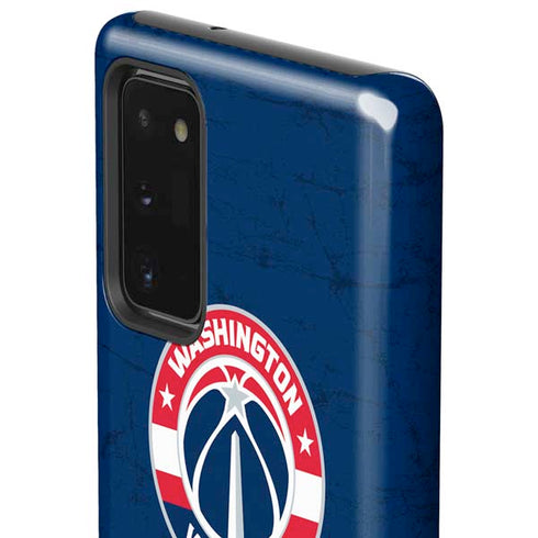 NBA Washington Wizards Blue Distressed Galaxy Note20 5G Pro Case