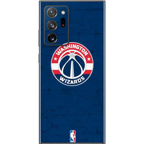 NBA Washington Wizards Blue Distressed Galaxy Note20 Ultra 5G Skin