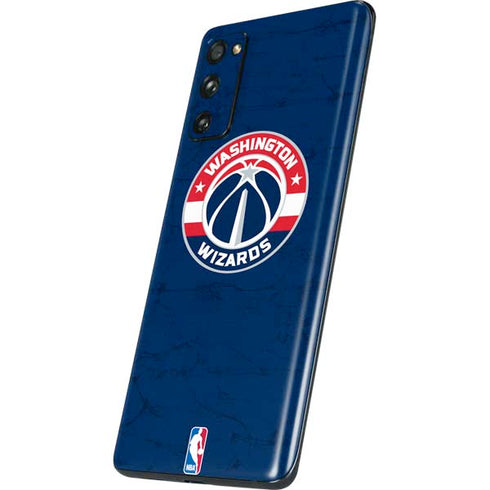 NBA Washington Wizards Blue Distressed Galaxy S20 Fan Edition Skin