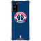 NBA Washington Wizards Blue Distressed Galaxy S20 FE Clear Case