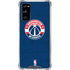 NBA Washington Wizards Blue Distressed Galaxy S20 FE Clear Case