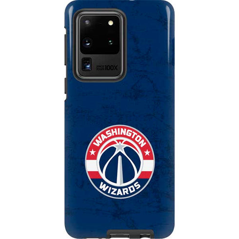 NBA Washington Wizards Blue Distressed Galaxy S20 Ultra 5G Pro Case