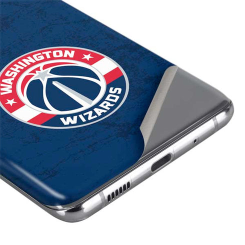 NBA Washington Wizards Blue Distressed Galaxy S20 Ultra 5G Skin