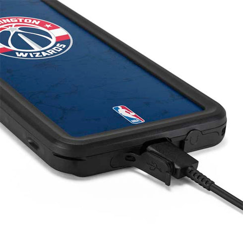 NBA Washington Wizards Blue Distressed Galaxy S20 Waterproof Case