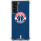 NBA Washington Wizards Blue Distressed Galaxy S21 5G Clear Case
