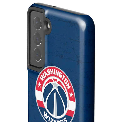 NBA Washington Wizards Blue Distressed Galaxy S21 5G Pro Case