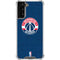 NBA Washington Wizards Blue Distressed Galaxy S21 Plus 5G Clear Case