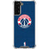 NBA Washington Wizards Blue Distressed Galaxy S21 Plus 5G Clear Case