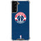 NBA Washington Wizards Blue Distressed Galaxy S22 Plus Clear Case