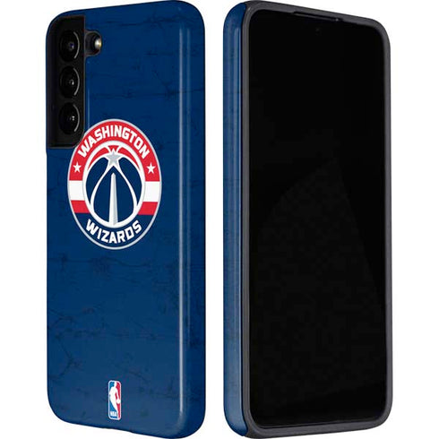 NBA Washington Wizards Blue Distressed Galaxy S22 Plus Pro Case