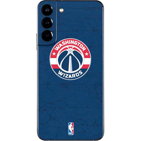 NBA Washington Wizards Blue Distressed Galaxy S22 Plus Skin