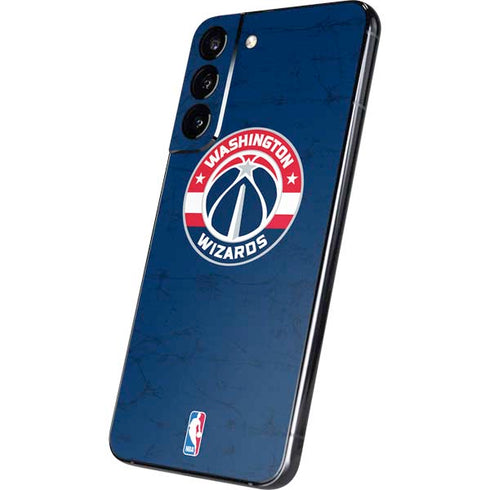NBA Washington Wizards Blue Distressed Galaxy S22 Plus Skin