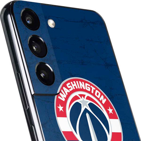 NBA Washington Wizards Blue Distressed Galaxy S22 Plus Skin