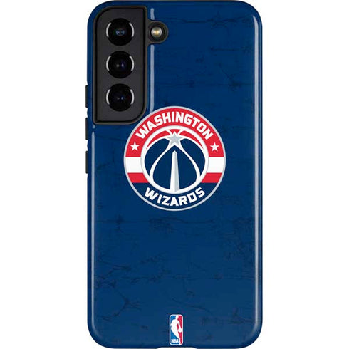NBA Washington Wizards Blue Distressed Galaxy S22 Pro Case
