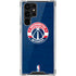 NBA Washington Wizards Blue Distressed Galaxy S22 Ultra Clear Case