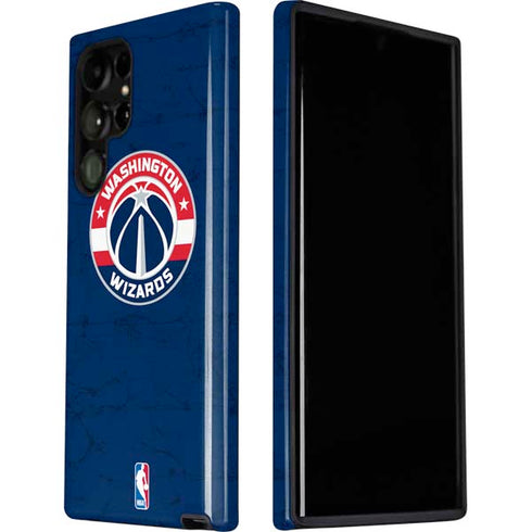 NBA Washington Wizards Blue Distressed Galaxy S22 Ultra Pro Case