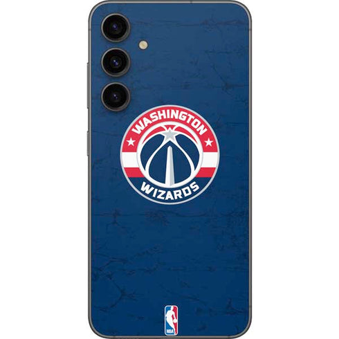 NBA Washington Wizards Blue Distressed Galaxy S23 FE Skin