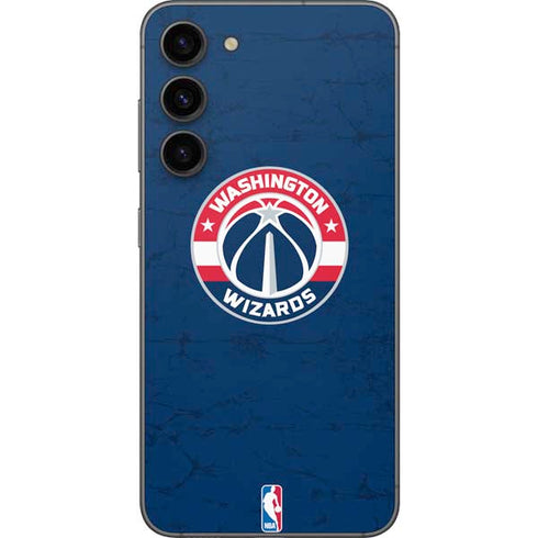 NBA Washington Wizards Blue Distressed Galaxy S23 Plus Skin