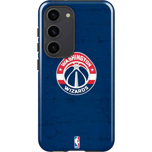 NBA Washington Wizards Blue Distressed Galaxy S23 Pro Case