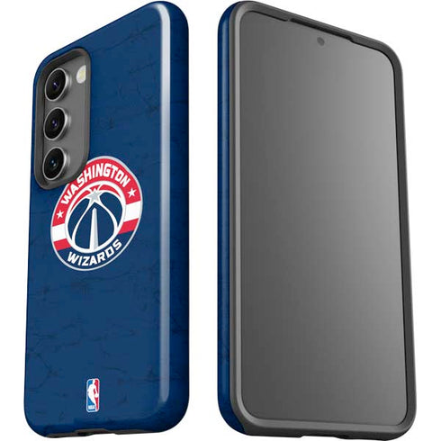 NBA Washington Wizards Blue Distressed Galaxy S23 Pro Case