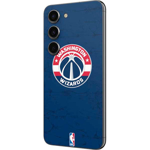 NBA Washington Wizards Blue Distressed Galaxy S23 Skin