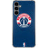 NBA Washington Wizards Blue Distressed Galaxy S24 Plus Clear Case
