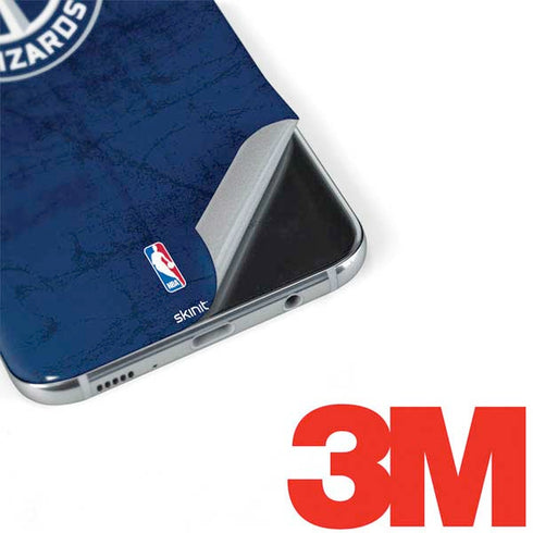 NBA Washington Wizards Blue Distressed Galaxy S8 Plus Skin