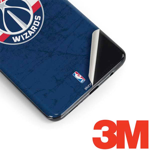 NBA Washington Wizards Blue Distressed Galaxy S9 Skin