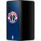 NBA Washington Wizards Blue Distressed Galaxy Z Fold3 5G Skin