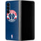 NBA Washington Wizards Blue Distressed Galaxy Z Fold4 5G Skin