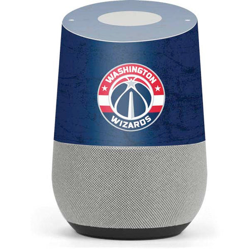 NBA Washington Wizards Blue Distressed Google Home Skin