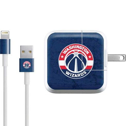 NBA Washington Wizards Blue Distressed iPad Charger (10W USB) Skin