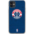 NBA Washington Wizards Blue Distressed iPhone 11 Clear Case