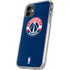 NBA Washington Wizards Blue Distressed iPhone 11 Clear Case