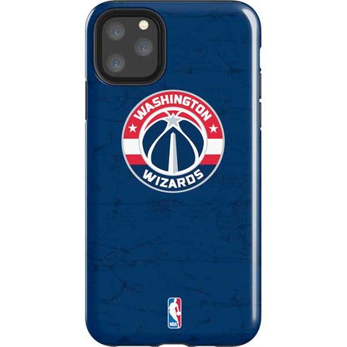 NBA Washington Wizards Blue Distressed iPhone 11 Pro Max Impact Case
