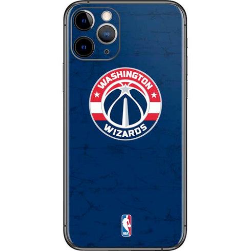 NBA Washington Wizards Blue Distressed iPhone 11 Pro Skin