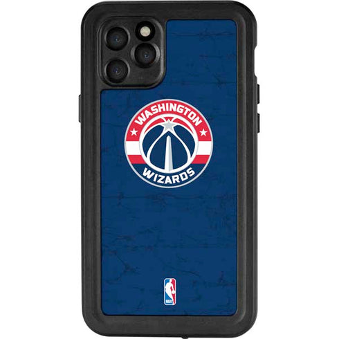 NBA Washington Wizards Blue Distressed iPhone 11 Pro Waterproof Case